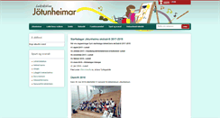 Desktop Screenshot of jotunheimar.arborg.is